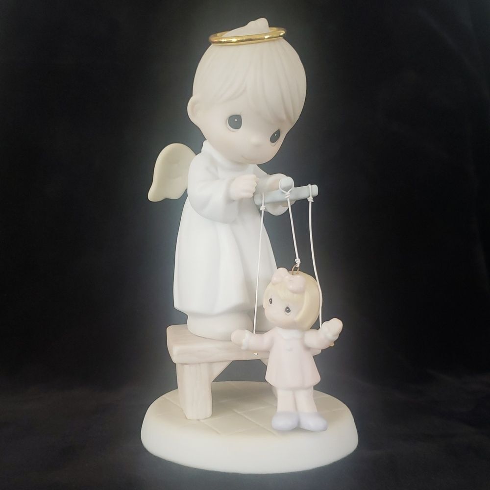 Vintage Precious Moments "The Good Lord Will Always Uphold Us" Figurine #325325